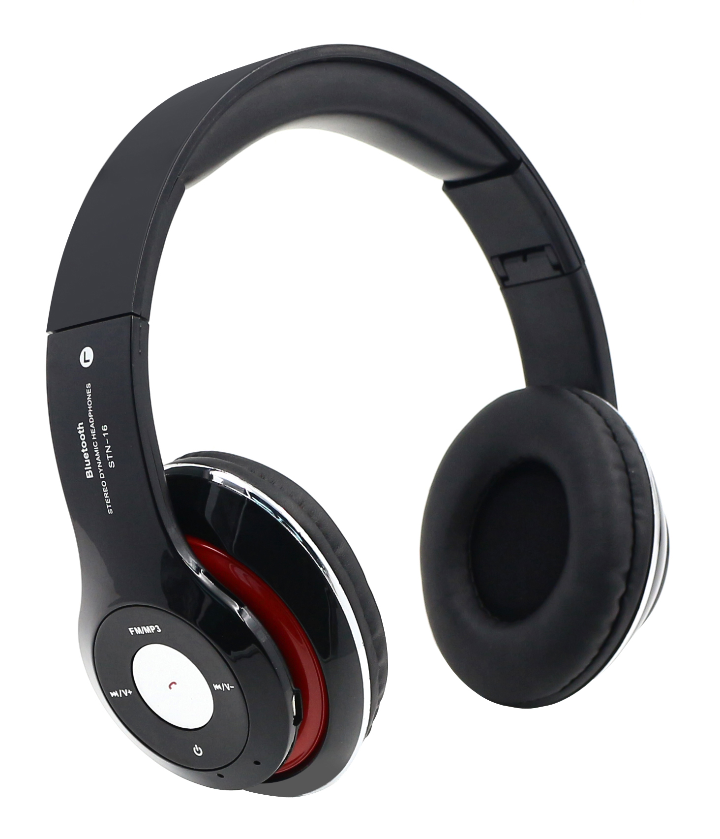 HD Sound Wireless Bluetooth Stereo HEADPHONE STN16 (Black)